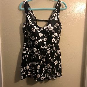 Vintage Maxine Plus Size Skirt Bathing Suit